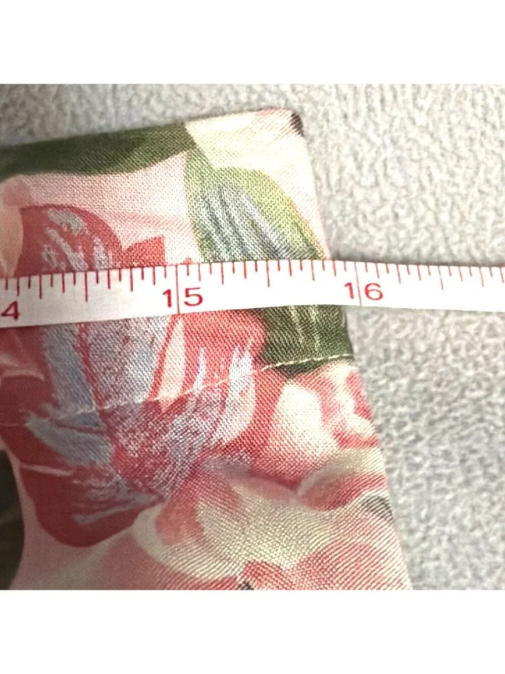 Sag Harbor Floral Midi Skirt Pink & Green  Size M Cottage‎ Coquette Tropical